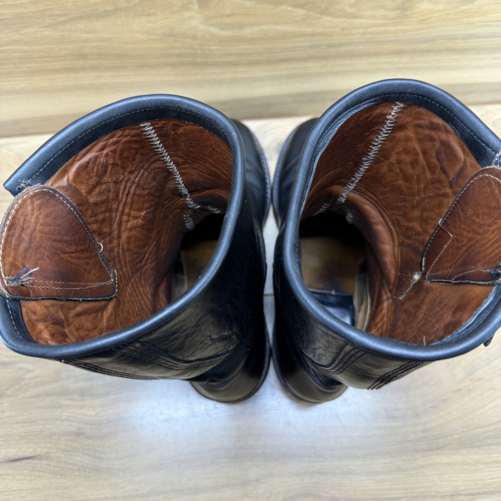 FRYE Artisanal Engineer Boots Mens 9.5 Horween Biker Moto Limited Ed USA Made - Picture 12 of 14